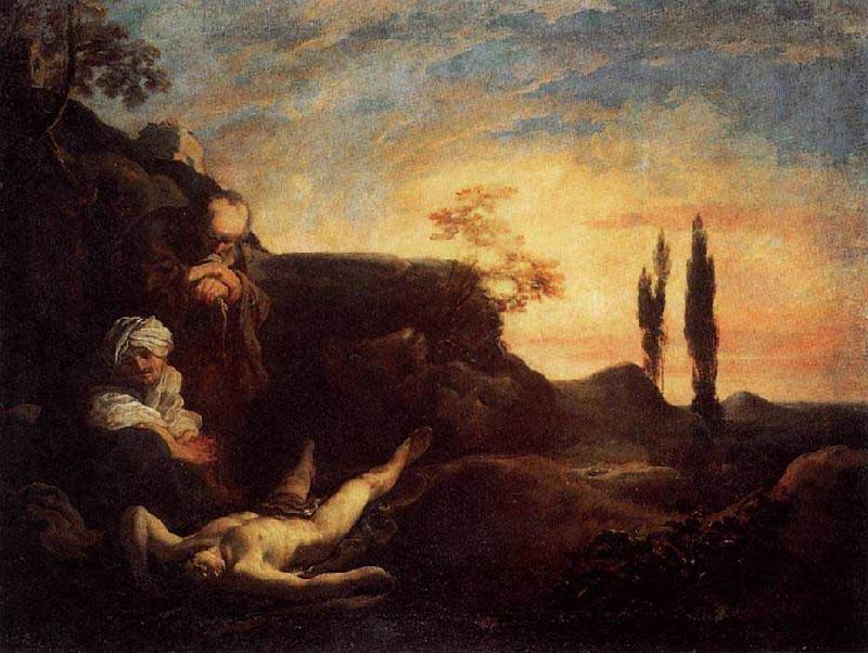 LISS, Johann Adam and Eve Mourning for Abel oil painting image